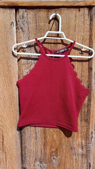 Top tirantes SHEIN granate talla S
