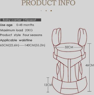 Mochila Portabebés Ergonómica SONARIN