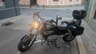 Hyosung Aquila 125cc Custom Moto