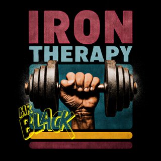 Camiseta Vintage Iron Therapy Gym