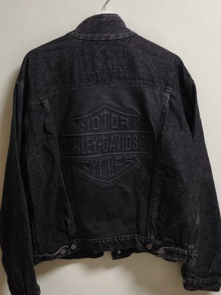 Cazadora tejana Harley-Davidson Lavado Negro