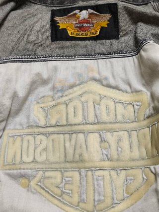 Cazadora tejana Harley-Davidson Lavado Negro