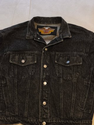 Cazadora tejana Harley-Davidson Lavado Negro