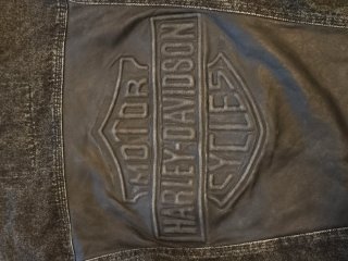Cazadora tejana Harley-Davidson Lavado Negro