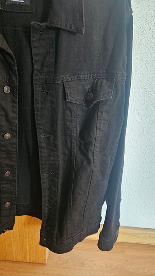Cazadora Vaquera Zara Negra Hombre