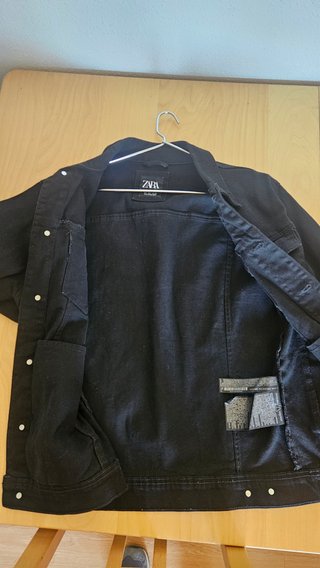 Cazadora Vaquera Zara Negra Hombre
