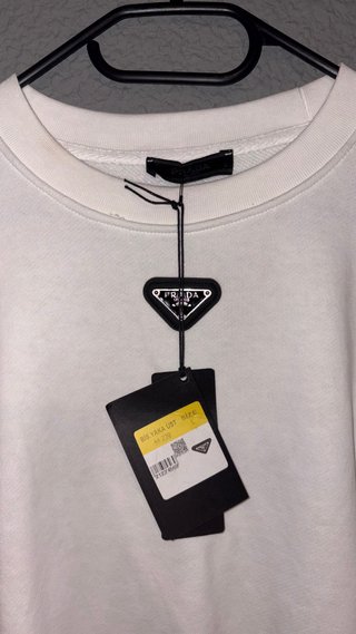 Sudadera Prada Blanca