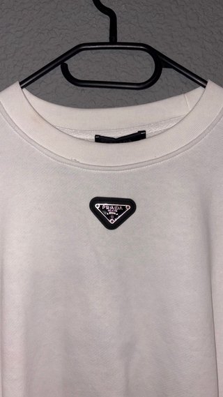 Sudadera Prada Blanca