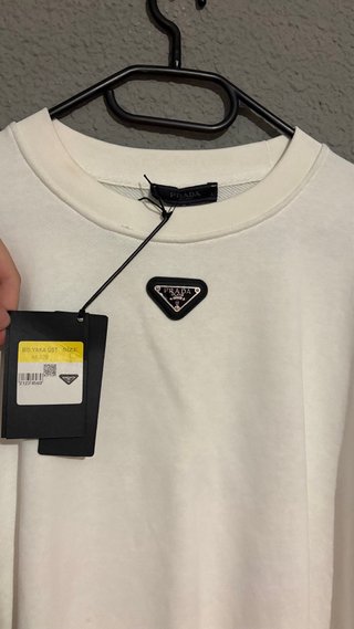 Sudadera Prada Blanca