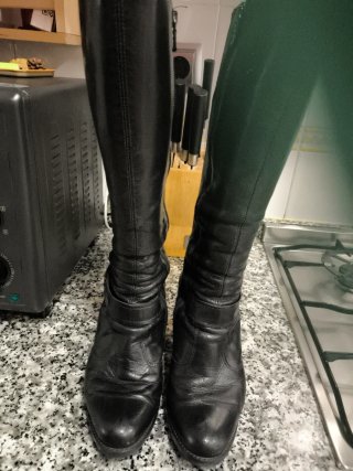 Botas Altas Mujer Nero Giardini Negras/Verdes