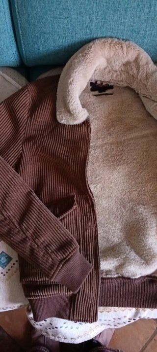 Cazadora Pull&Bear Talla S Marrón/Beige