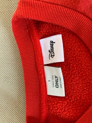 Felpa Disney Mickey Rossa S + Top Benetton