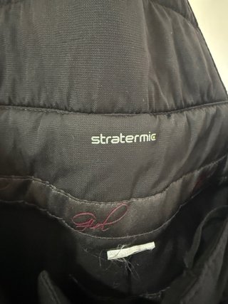 Pantalón de nieve negro con tirantes