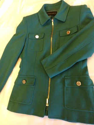Chaqueta Purificación García Verde Talla M , 38