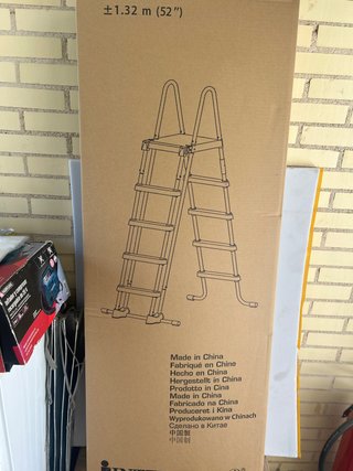 Escalera para piscina elevada Intex