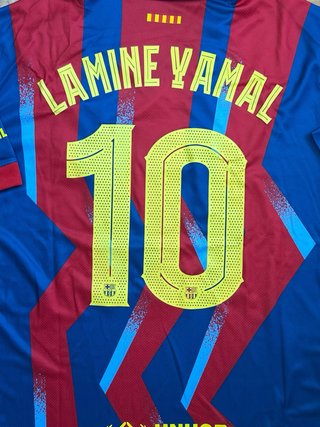 Camiseta del Barça de lamin yamal Barcelona Spoti