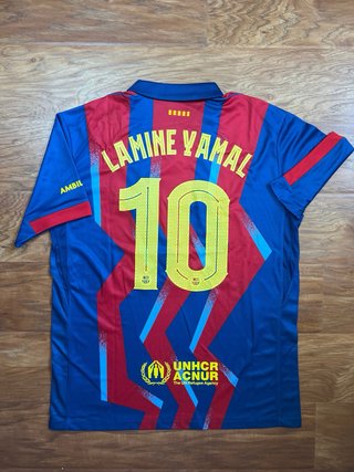 Camiseta del Barça de lamin yamal Barcelona Spoti