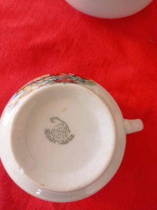 Juego café Santa Clara porcelana antiguo