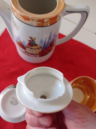 Juego café Santa Clara porcelana antiguo