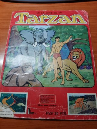 Álbun cromos Tarzán Panrico