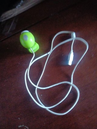 Webcam USB Verde y Blanca