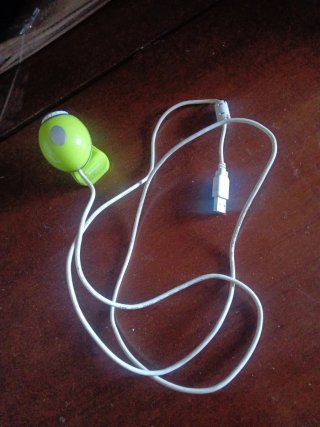 Webcam USB Verde y Blanca