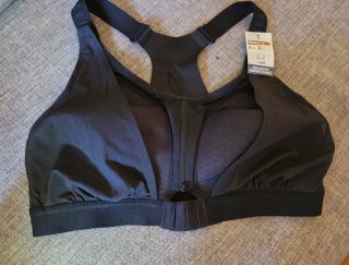 Sujetador Decathlon Alta Sujeción XXL 100E Negro