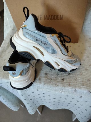 Scarpe Steve Madden Donna Blu e Oro