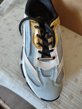 Scarpe Steve Madden Donna Blu e Oro