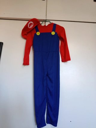 Disfraz Super Mario Bros niño talla s 98 cm
