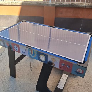Mesa Multijuego Futbolín y Billar