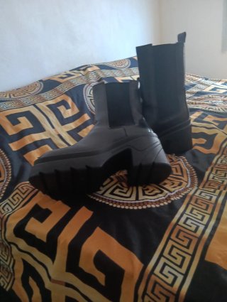 Botas Chelsea Piel Vegana Negras