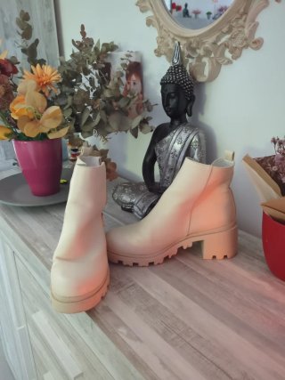 Botas Beige Talla 39