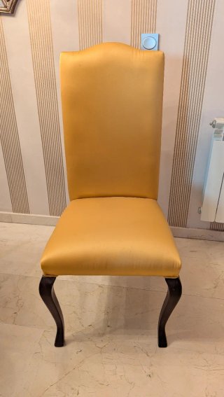 Juego de 4 Sillas de Comedor Amarillas