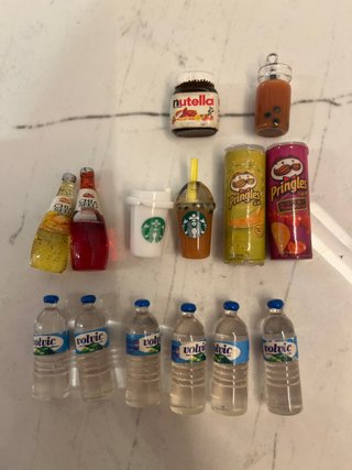 Lote Mini Comida Bebidas Snacks