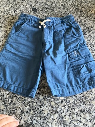 Lote 5 Pantalones Cortos Niños Talla 6-7 Años