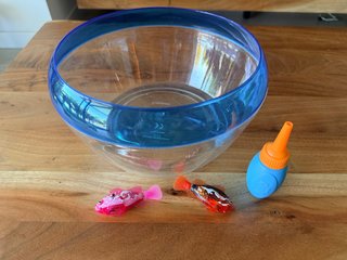 Robofish con pecera y accesorios