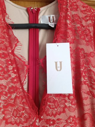 Vestido Fiesta Forever Unique Rojo Talla M