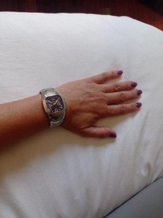 Reloj Lotus Mujer Plata y Morado