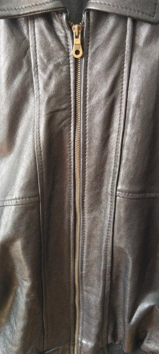 Cazadora Italiana de piel verdadera para hombre