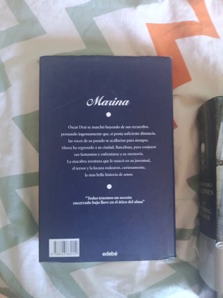 Marina Carlos Ruiz zafón y Ildefonso falcones la C