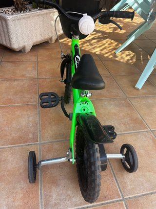 Bicicleta infantil verde Dino Bikes