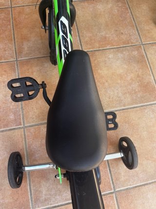 Bicicleta infantil verde Dino Bikes
