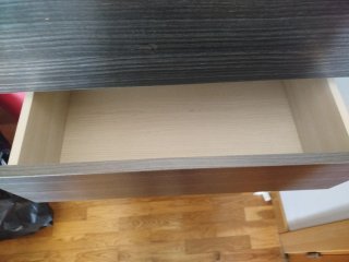 Comodini grigio cenere con 2 cassetti