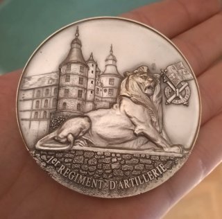 Medalla conmemorativa historia Artillería Francesa