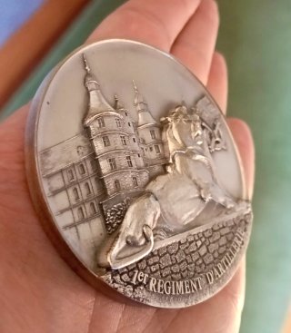 Medalla conmemorativa historia Artillería Francesa