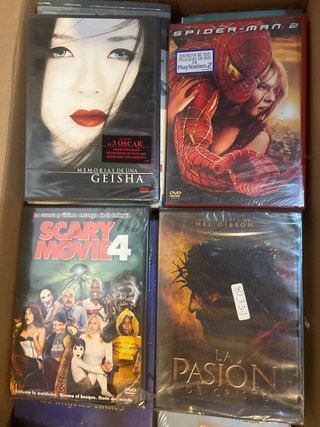 Lote 4 Películas DVD: Geisha, Spiderman 2, Scary M
