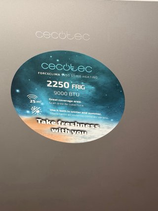 Aire portatil frio/calor Cecotec- 3 meses de uso