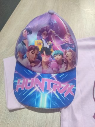 Conjunto KPOP Demon Hunters camiseta y shorts