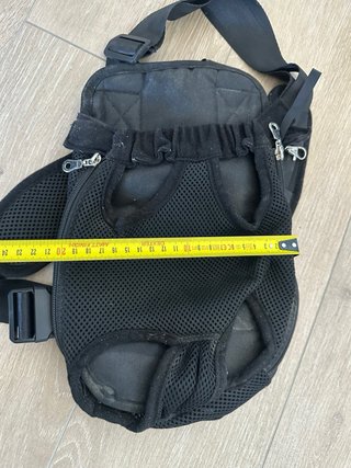Mochila para perro negra
